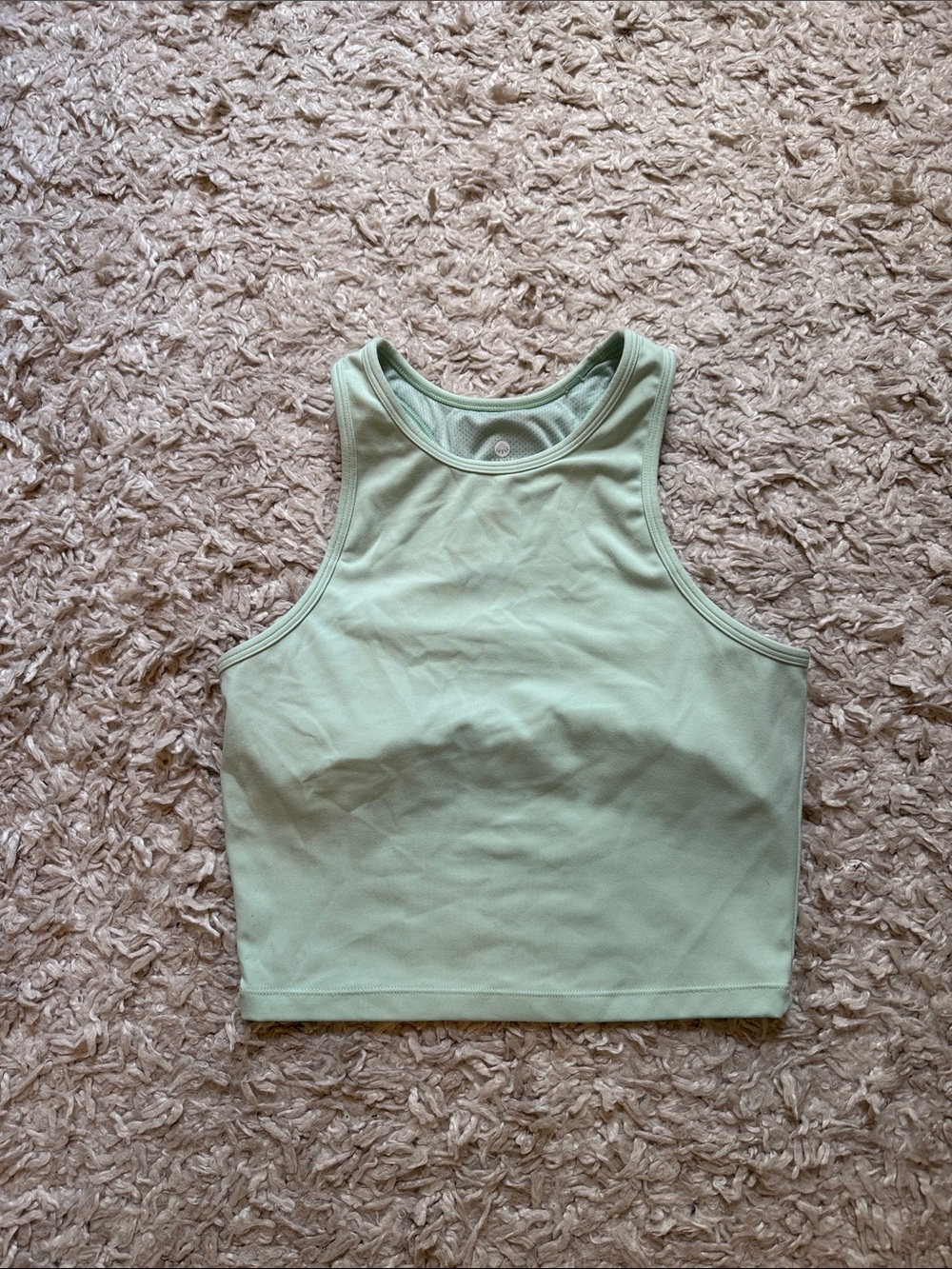 Senita Athletics High-Neck Crop Tank Top